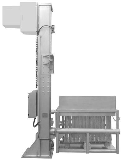 47 Column lifter for special trolleys - motor reducer is placed