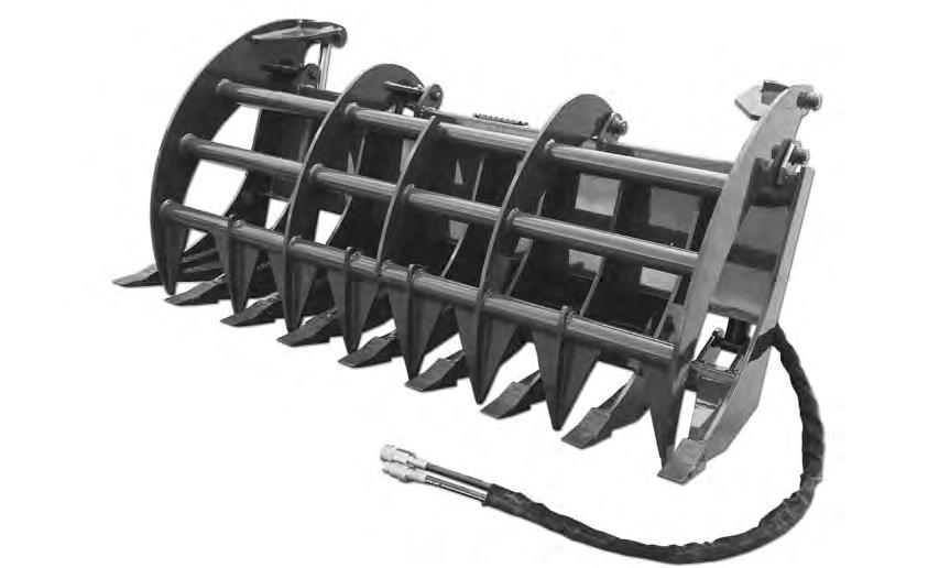 X-treme Grapple Rake Our X-treme Grapple Rakes are ideal for raking up debris. The grapples can then be used to load the debris into a dump truck.