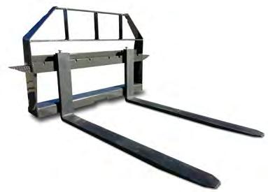 Standard Duty Pallet Forks & Frame Anyone that owns a skid steer should have a set of forks on hand. Forks are ideal for lifting pallets, loading lumber or just about anything else.