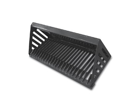 Our mini skid steer Grapple rake is built with 3/8" top quality steel.