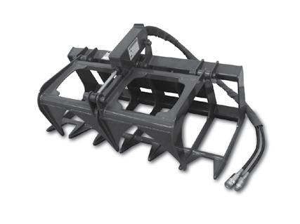 Root Grapple, 44" Our mini skid steer Root Grapple is perfect for the compact tractor. They are built strong yet very light weight.