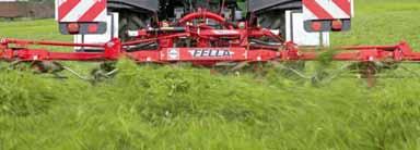 ! Benefits at a glance: Optimal mixing of the forage Outstanding spread pattern Very wide product range Rotor gear POWER TRAIN The individual rotors are driven via a generously dimensioned
