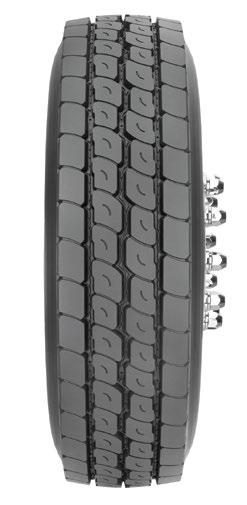 MSSII PLUS : Tread design Wide shoulder ribs They promote an ideal distribution of contact pressures.