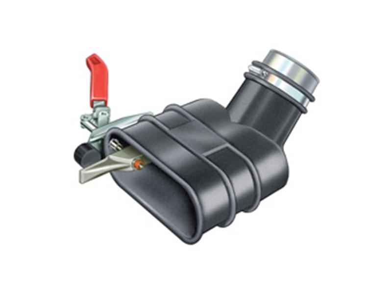 AUTOMOTIVE Technical data sheet NOZZLES BGIM Rubber nozzles with clamp APPLICATIONS These are used as the connection between the crush-resistant rubber hose installed on hose reels or in-floor