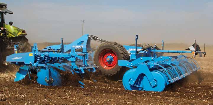 integrated in the frame. Thus, the compact disc harrow is extremely compact, stable and very maneuverable.