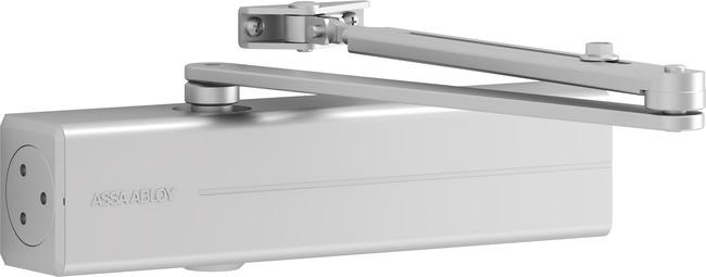 1 Product Information Rack and pinion door closer with link arm Product description Certified in compliance with EN 1154, size 3-6 Suitable for fire and smoke protection doors For single action doors