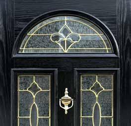 RIO STYLE A popular door, the Rio features two mid-length glazed panels and a decorative top arched panel, creating a high visual appeal.