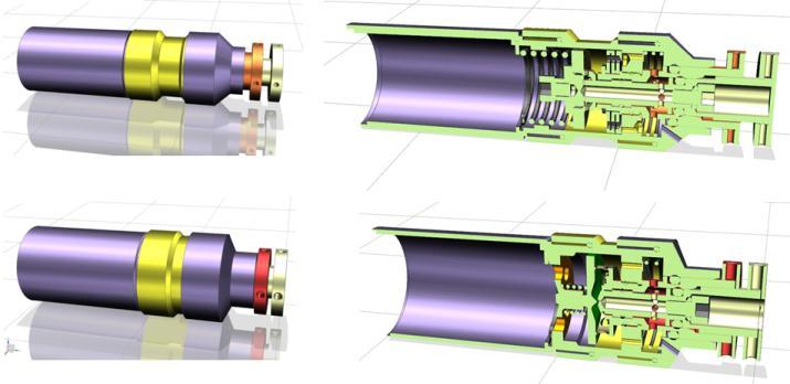 Picture 18 Alternatives 1 and 2 Picture 19 used damper [1] With using an existing damper and getting over a loss of acceleration sensitive damping could be solution really simply.
