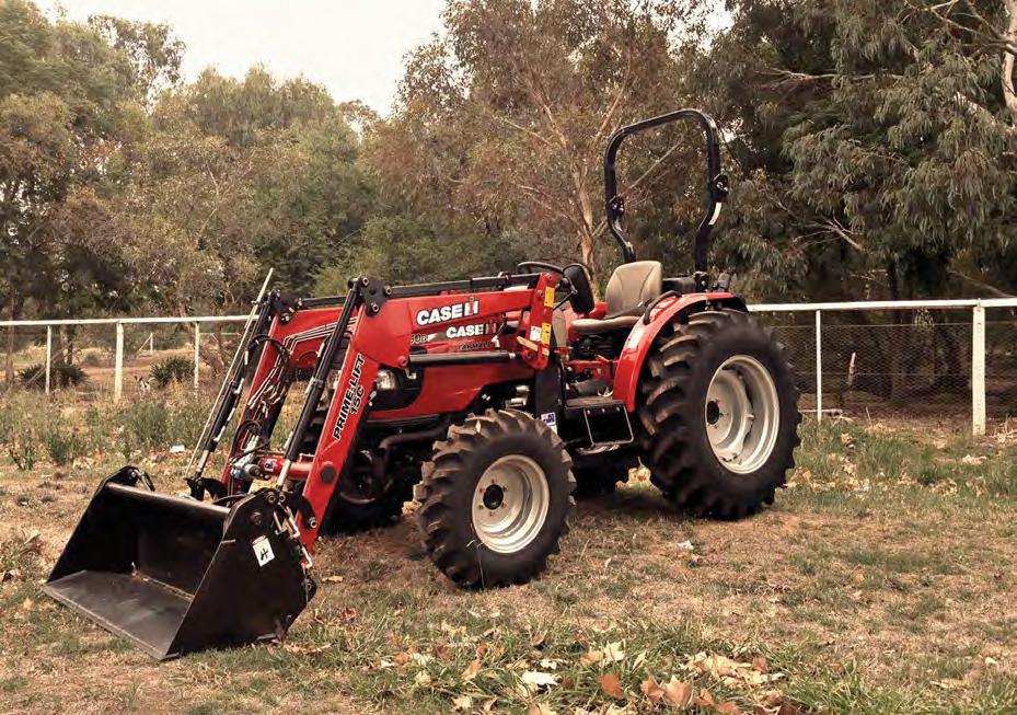 35% FINANCE RATE AVAILABLE # FARMALL 50B ROPS TRACTOR WITH GENERAL PURPOSE BUCKET 47 HP - 35 Kw LS Mtron engine Maximum