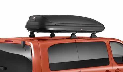 Roof box A practical yet stylish way to increase your Traveller s luggage capacity.