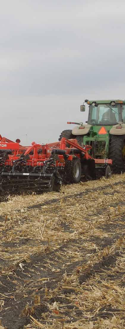 Combination Primary Tillage System exclusive 5-step process 1 Reposition residue Residue Manager wheels (optional) reposition stalks and residue laterally, just ahead of the coulters, for positive