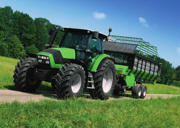 field and road group Comfort clutch in all Agrotron K as standard feature Transmission ratios optimally coordinated with the engine performance therefore no unnecessary additional Powershift stages
