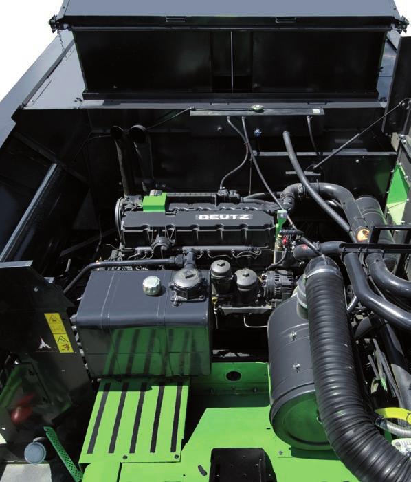 standout features of DEUTZ engines: The capacity to work for hours on end, even in the most diffi cult dusty and extreme temperature conditions.