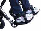 Foot & Leg POSITIONING Foot Positioners Adjustable Velcro straps help position the feet properly on footplates, thus maximizes loading contact area and proper foot alignment.