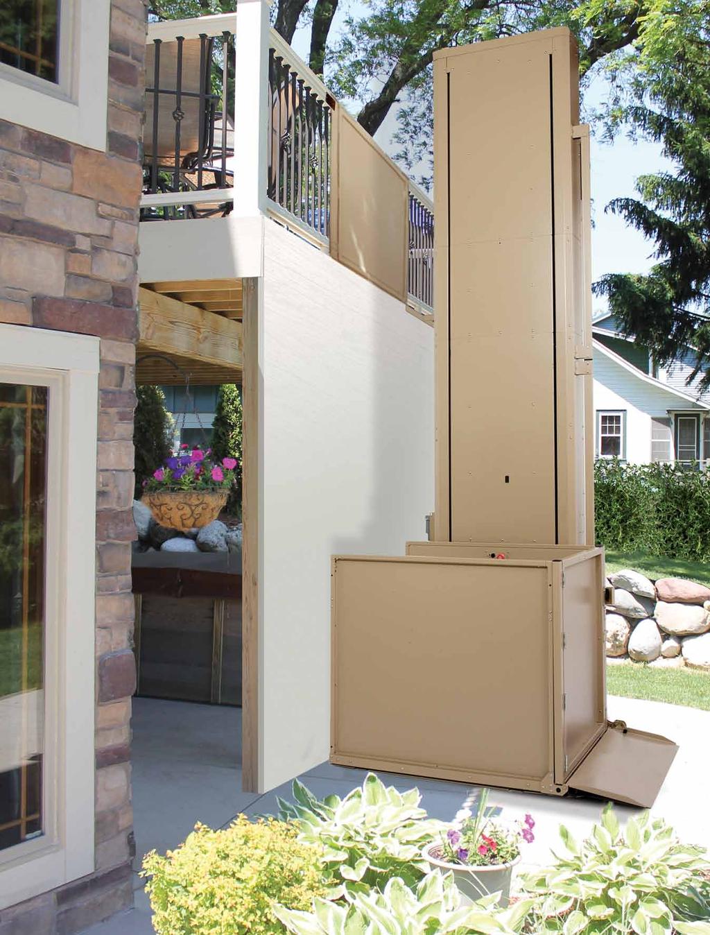 Bruno s Extended VPLs Provide Simple Access from Floor to Floor Down to the basement, up to a deck
