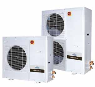 Copeland EazyCool ZX Outdoor Condensing Units with Scroll Compressors Copeland compact outdoor condensing units are for mediumtemperature and low-temperature applications.