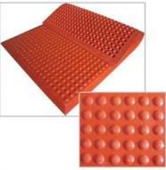Rubber Mat Bubble Mat Provides cushion effect under foot Good wear charateristics Reduces chance of tripping Unique 'air