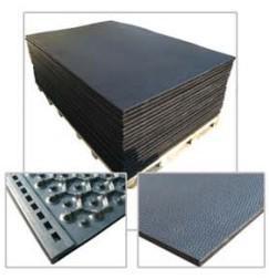 Products - Rubber Mat Cow Stall Mat (New) Can cover large areas without movement Reduces damage to trays, floors Stress relief to animal muscles Made from recycled