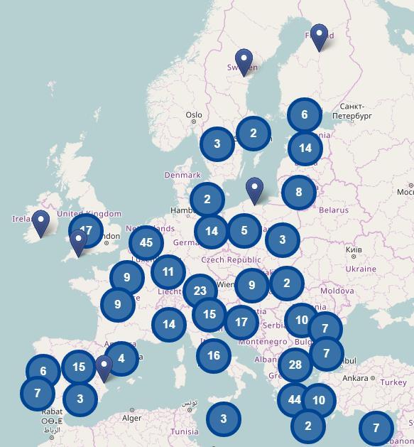 projects published 400+ projects submitted 300+ projects on the map* A matchmaking