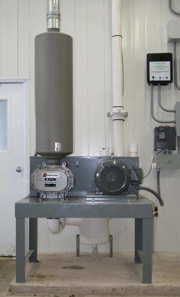 15 Hp Vacuum System with Lobe-Style Pump - New!