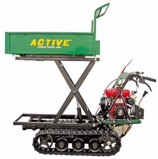 model 1460 with manual tipping 1460 WITH SPECIAL DUMPER KIT 1515 mm 915 mm 760 mm High capacity dumper, recommended for vegetables and fruit transport, ideal to fill up the crates.