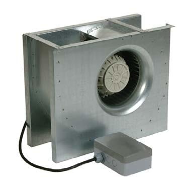 CE 200-280 4-pole Speed-controllable Integral thermal contacts Can be installed in any position Maintenance-free and reliable CE fans are easy to install.