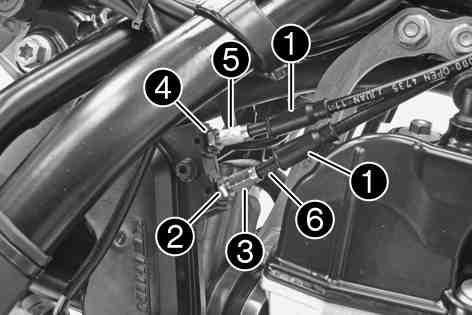 TUNING THE ENGINE 89 15.1Checking the play in the throttle cable 400192-10 Check the throttle grip for smooth operation. Move the handlebar to the straight-ahead position.