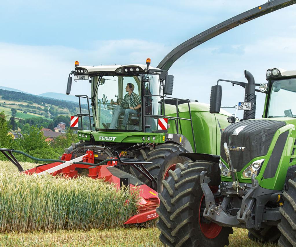COMFORT Like a bed of hay: the advantages of the Fendt Katana forage harvester.