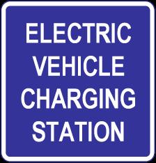 (16) Signage for parking of electric vehicles shall include: (a) Information on the charging station to identify voltage and amperage levels and any time of use, fees, or safety information.