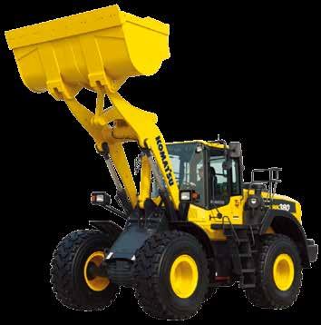 WA380-8 PERFORMANCE, DURABILITY AND FUEL ECONOMY Large capacity torque converter with lock-up: Quick acceleration Lock-up in 2nd, 3 rd and 4 th gear Komatsu SmartLoader Logic helps reduce fuel