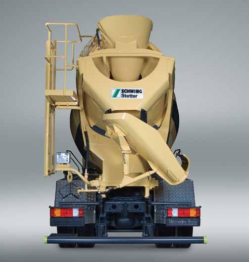 4 5 With Stetter truck mixers of the C and C+ version, the time spent on filling, discharging and cleaning is reduced to a minimum. You gain time time to earn money.