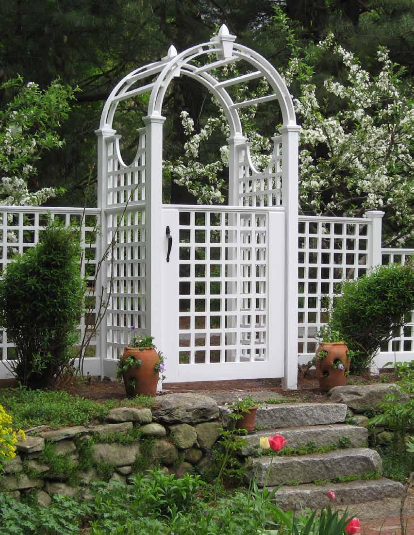 Brattle Works has been hand crafting traditional garden fences, picket fences, garden arbors, gates, pergolas, trellis, privacy lattices, and planter boxes throughout America s homes and gardens
