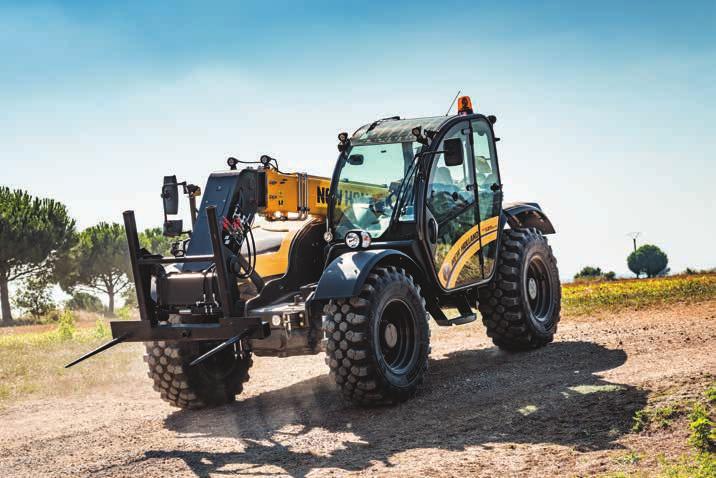 10 ENGINE, AXLES AND TRANSMISSION Clean performance. Responsive productivity. TH telehandlers are powered by Tier 4B compliant, NEF 4.