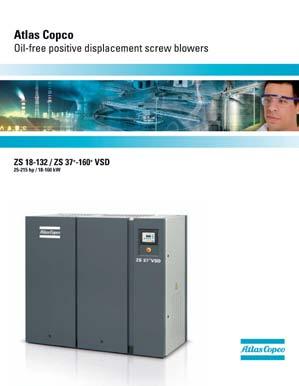 Supplement to Atlas Copco Oil-free positive displacement screw blowers ZS 18-132 / ZS 37 + -160 + VSD 25-215 hp / 18-160 k Please note the following clarification of the model numbers on the