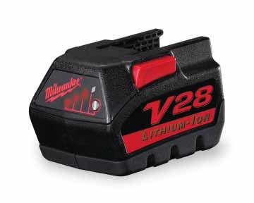 LITHIUM-ION BATTERY 48-11-2830 V28 Li-ion Consistent Fade Free Power The last cut feels as powerful as the first!