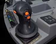 Tractors equipped with mechanical hydraulics and a mechanical transmission also feature a new side console that is designed to be ergonomic without sacrificing