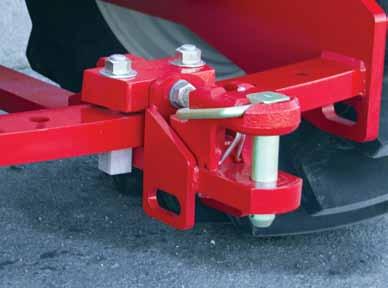 3-Point Hitch A 3-point hitch is available on all Versatile 4WD tractors.