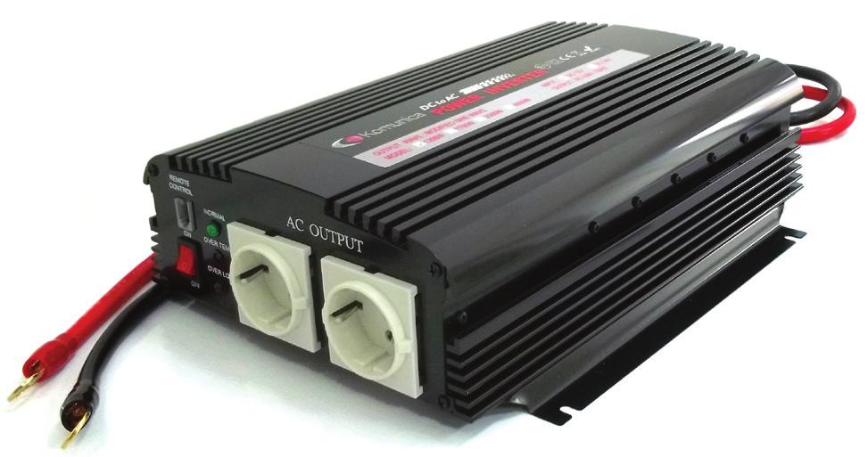 DC To AC Power Inverter A301/1200W- REMOT, A301/1700W-REMOT Modify Sinewave Thermal Short Circuit Remote Control 1200W 1700W 12V 24V 12V 24V Product Code A-301/1200-12-REMOT A-301/1200-24-REMOT