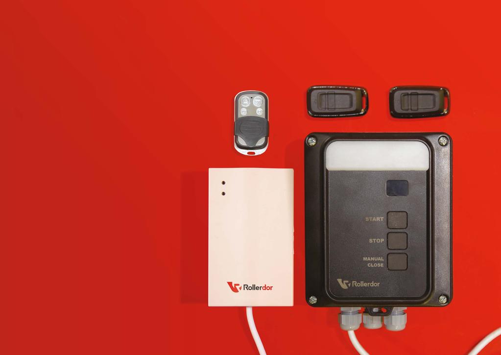 EASY TO USE CONTROL BOXES For remote access and manual override for our DM and SEL range of roller doors, our easy to use control panels and handsets are simple to install and offer huge benefits to