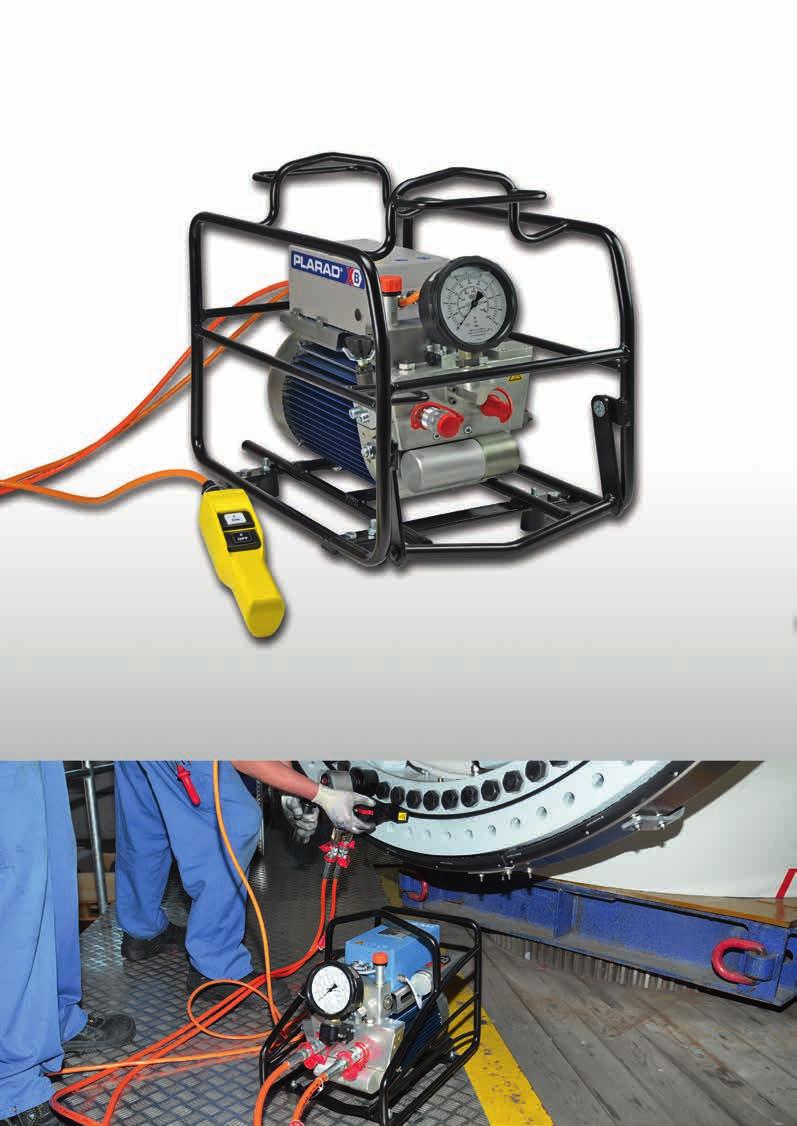 Electric Hydraulic Power Packs 28 Guide to wind the cables around XB 2 for universal use Rugged industrial cage for tough environments The Main Valve is within a protected non exposed area on the