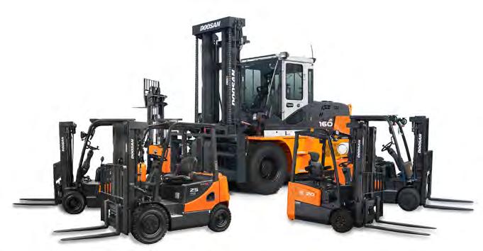 Please contact Doosan to discuss how we can offer smart solutions to your material handling needs. Doosan 7 Series Forklifts 13,200 lb. to 15,400 lb.