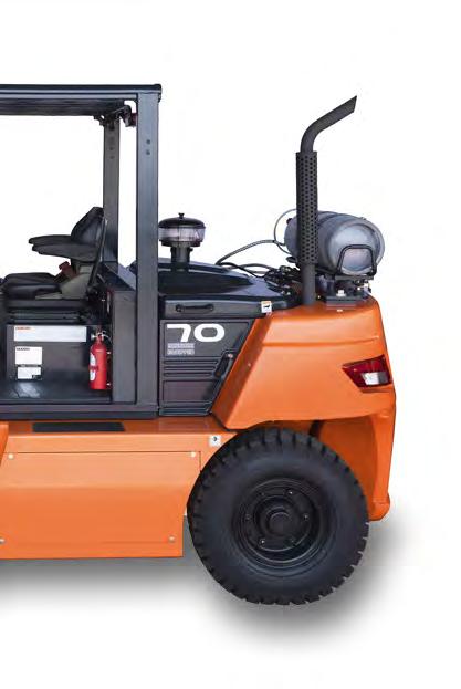 Doosan 7 Series Forklifts 13,200 lb. to 15,400 lb. Capacity Doosan's family of large LP trucks bring with them all the benefits and value that you have come to expect.
