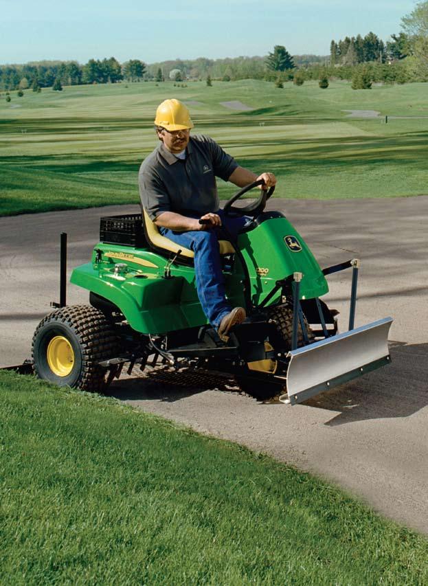 Two ways to reach a smooth finish: The 1200 Hydro and 1200A Bunker and Field Rakes from John Deere.