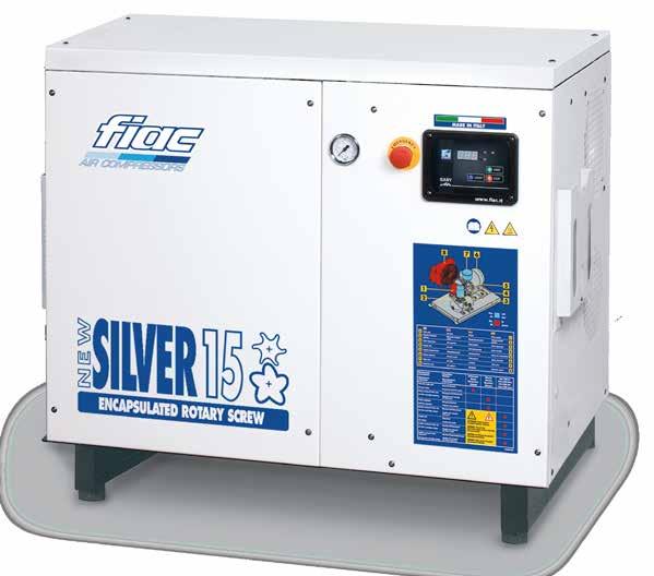 NEW SIVER 15-20 Module: only compressor NEW SIVER 15-20 Belt drive Type xx l db (A) l /min CFM m 3 /h bar psi BS kw