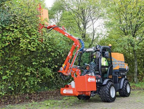 Flexible attachment possibilities, its climbing capacity and manoeuvrability as well as larger area output open up nearly unlimited fields of