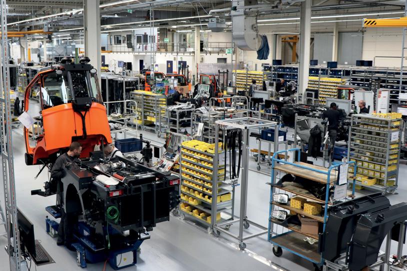 MADE IN GERMANY. Holder not only develops its vehicles in the Swabian town of Reutlingen, they are also built there.