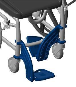 For transporting the patient, be sure he is leaned back against the seat back and be sure he uses the footrests. 3 5. Adjusting the parking brake (see: 0.0). 6. Adjust the foot support height (see: 0.