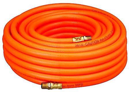 Flate 50' x 3/8" PVC Air Hose CPM 576-50A Excellent cold weather flexibility -40 F to 150