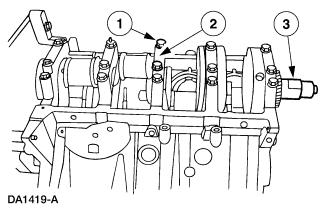 Using a suitable sling and special tool 014-00071, remove the crankshaft. 72.
