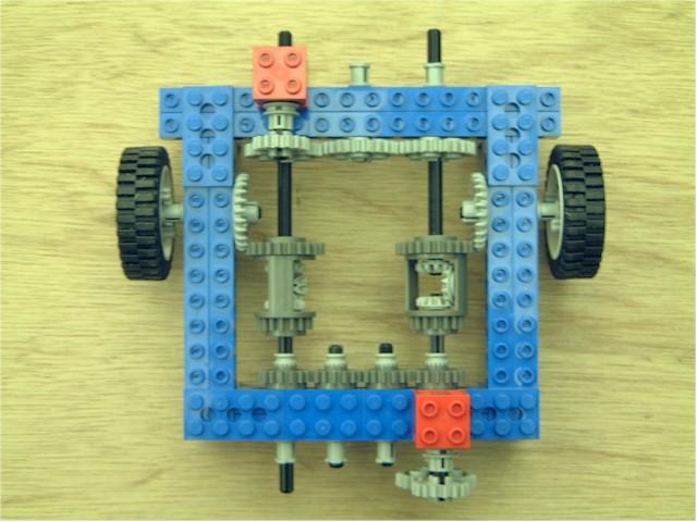 Dual Differential Drive 2 motors: one to drive